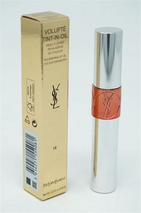 yves saint laurent volupté tint-in-oil 18 orange me softly lipgloss|volupte lip stain reviews.